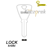 Expres 244 - klucz surowy mosiężny - LOCK krótki